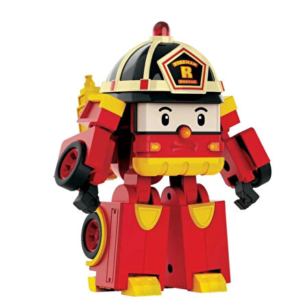 CEYLAN ADAM   POLI MRT-686 Sesli ve Işıklı Robocar Poli Büyük Transforming Robot Roy -Necotoys