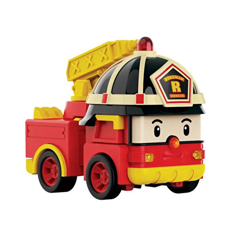 CEYLAN ADAM   POLI MRT-686 Sesli ve Işıklı Robocar Poli Büyük Transforming Robot Roy -Necotoys