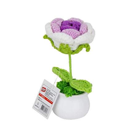 CEYLAN ADAM   FL-5 Kroşe Örgü Şakayık Çiçek -Birliktoys