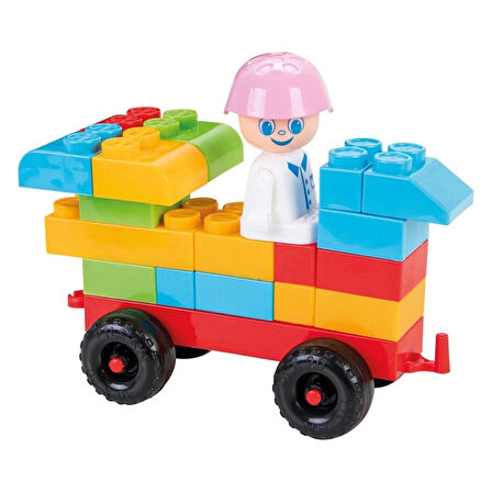 CEYLAN ADAM   03 592 Midi Blok Seti 98 Parça 9 Litre Saklama Kabı - Oyuncak