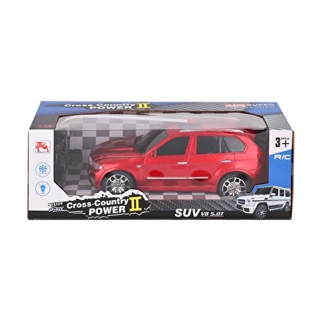 CEYLAN ADAM   8578-1A Kumandalı Şarjlı Işıklı Cross Country Power II -Limon Oyuncak