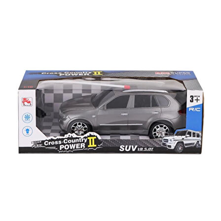 CEYLAN ADAM   8578-1A Kumandalı Şarjlı Işıklı Cross Country Power II -Limon Oyuncak