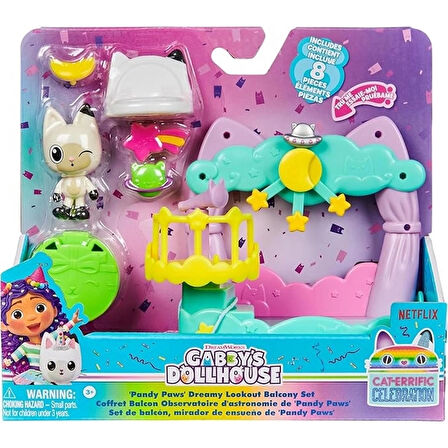 CEYLAN ADAM   Gabby's Dollhouse Balkon Takımı Figür Set