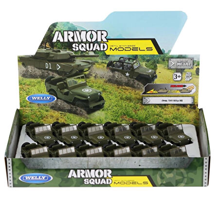 CEYLAN ADAM   43723 Welly Jeep Willys 1:32 -Karsan Oyuncak