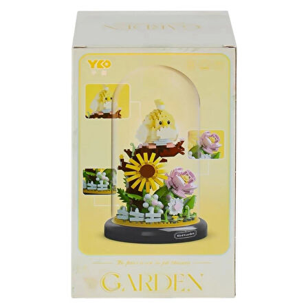 CEYLAN ADAM   P1281 Panlos Fanus Çiçek 958 Parça Blok Seti -Vagon life