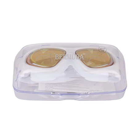 CEYLAN ADAM   KZLD-AF2800 Bermuda Aynalı Sörf Yüzücü Gözlüğü ICB12