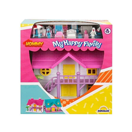 CEYLAN ADAM   2080 Happy Family Villa Oyun Seti 18 Parça