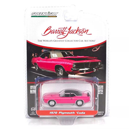 CEYLAN ADAM   Greenlight 1/64 Barrett-Jackson Series 14- 1970 Plymouth Cuda