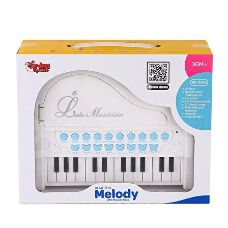 CEYLAN ADAM   BAO-1505A Mikrofonlu Mini Piano 24 Tuş MP3 Çalar