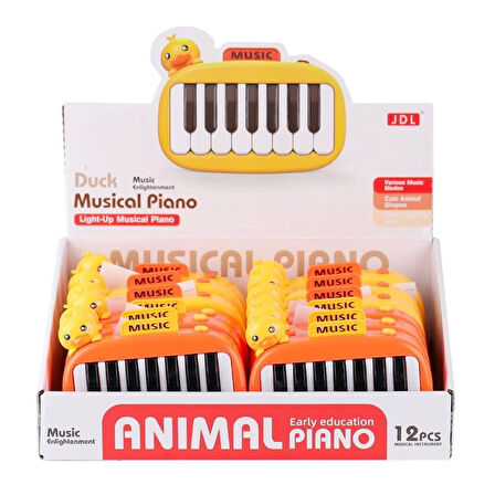 CEYLAN ADAM   8897-1B Ördek Işıklı Müzikal Piano