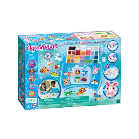 CEYLAN ADAM   35087 AquaBeads Çantalı Başlangıç Stüdyosu 900 parça +4 yaş