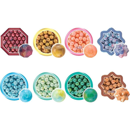 CEYLAN ADAM   35089 AquaBeads Suluboya Renkleri Yedek Boncuk Pakedi- 800 parça +4 yaş