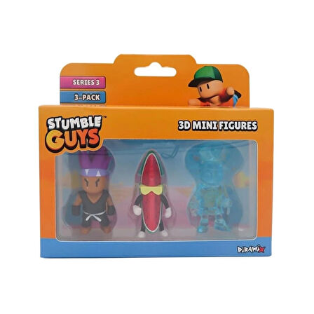 CEYLAN ADAM   TUY23000 Stumble Guys 3lü Mini Figür