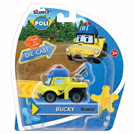 CEYLAN ADAM   Robocar Poli Metal Araç Karakter Figür Bucky
