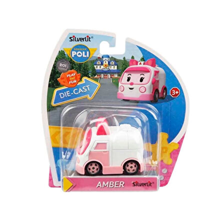 CEYLAN ADAM   Robocar Poli Metal Araç Karakter Figür Amber