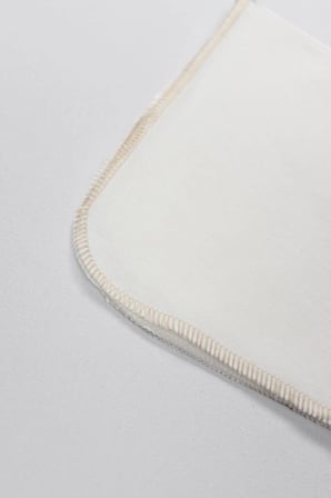 Mey İthalat®   Organik 28x28 10'Lu Penye Mendil 90101 Ekru