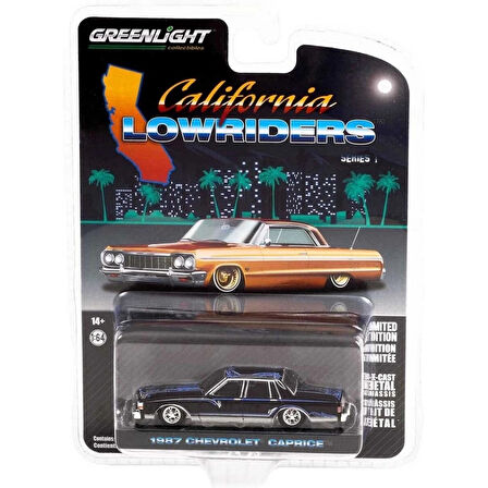 CEYLAN ADAM   Greenlight 1/64 California Lowriders Series 1 1987 Chevrolet Caprice Lowrider