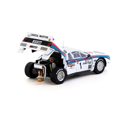 CEYLAN ADAM   Tarmac Works 1/64 Lancia 037 Rally Rally Monte Carlo 1983 #1 with Tarmac Cards