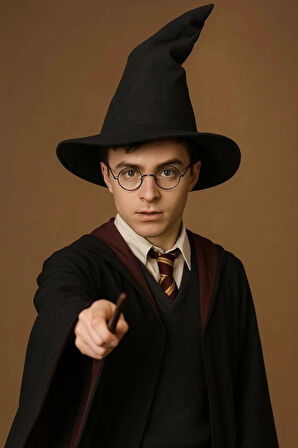 CEYLAN ADAM   Harry Potter Seçmen Şapkası Siyah Renk