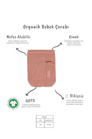 Mey İthalat®   5'li Penye Soket Kutulu Basic Çorap 10131 Pudra