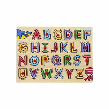 CEYLAN ADAM  130443 Ahşap Raptiyeli Bultak Alfabe