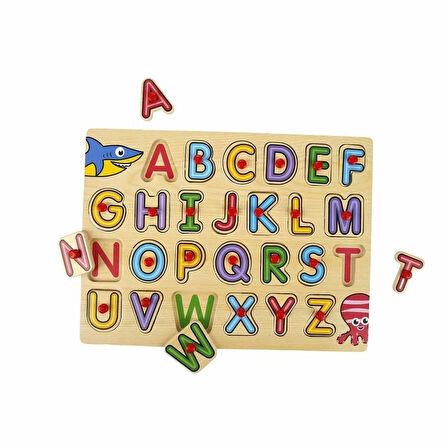CEYLAN ADAM  130443 Ahşap Raptiyeli Bultak Alfabe