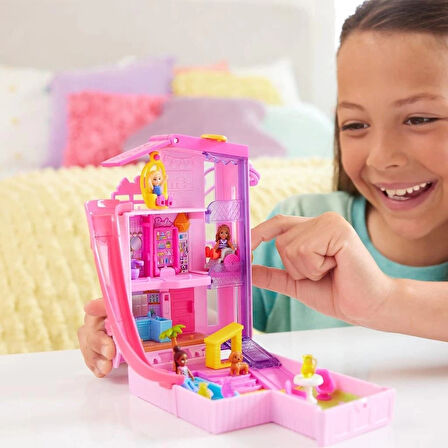 CEYLAN ADAM  HWP11 Polly Pocket Barbienin Evi Temalı Mikro Oyun Seti