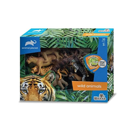  Vardem Kutulu 10 Parça Vahşı Hayvan Seti