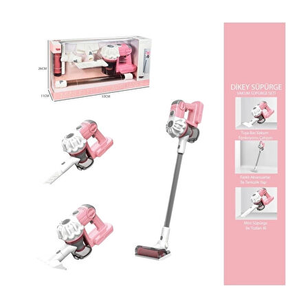 CEYLAN ADAM  LS8803C Dikey Elektrik Süpürgesi  Pembe
