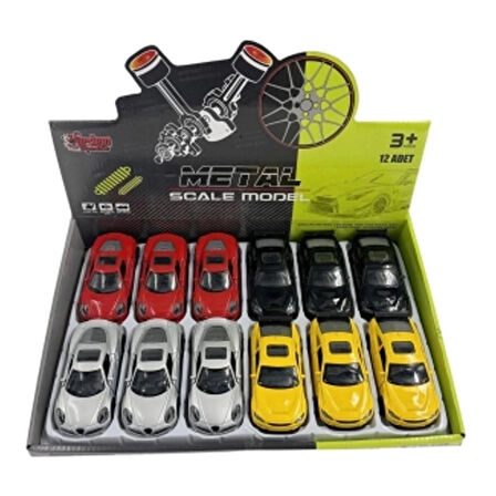 CEYLAN ADAM  KM-36231C-1-2-3-4 ÇEK BIRAK 1 36 METAL ARABA