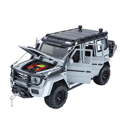 CEYLAN ADAM  XHD-B2421 -Vardem 1:24 Çek Bırak Işıklı ve Sesli Model Off Road Metal 1:24