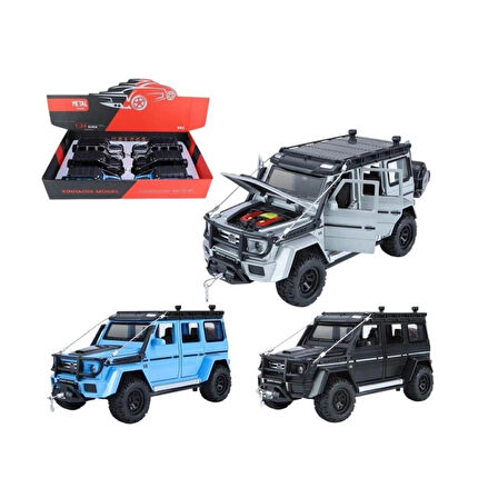 CEYLAN ADAM  XHD-B2421 -Vardem 1:24 Çek Bırak Işıklı ve Sesli Model Off Road Metal 1:24