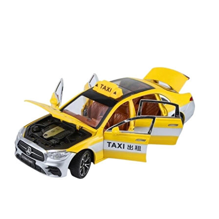 CEYLAN ADAM  XHD-B2426 C-Vardem Çek Bırak 1:24 Işıklı Ve Sesli Kapıları Açılan Mrs Taxi
