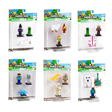 CEYLAN ADAM  Minecraft 3D Figür Toppeez 3'lü Set