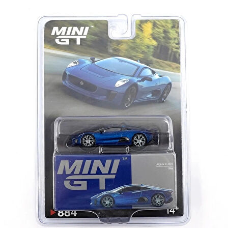 CEYLAN ADAM  Mini GT 1/64 Jaguar C-X75 Blue