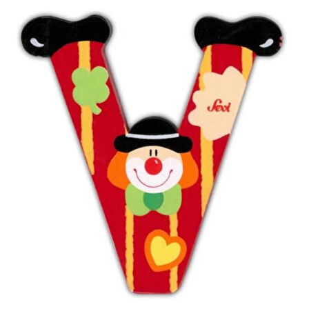 CEYLAN ADAM  Palyanço Ahşap Harf V