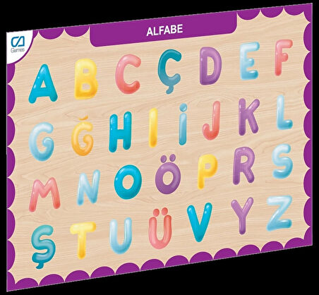 CEYLAN ADAM  CAAHS-3208 CA GAMES AHŞAP ALFABE BUL-TAK