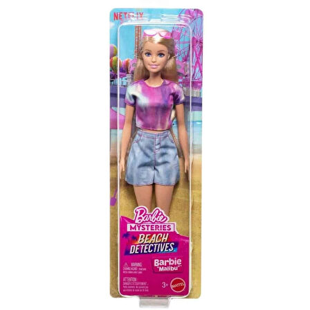 CEYLAN ADAM  JFV63 Barbie Malibu Bebek - Malibu -Barbie Mysteries: Beach Detectives