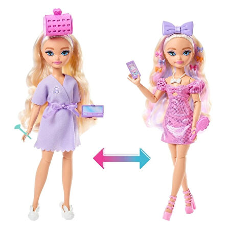 CEYLAN ADAM  JGG38 Barbie Dream Besties Malibu ile Akşam Eğlencesine Hazırlanma