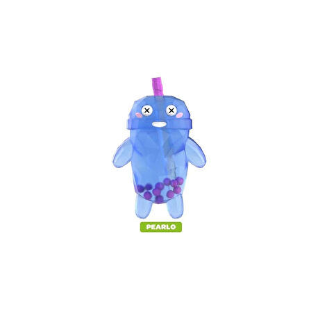 CEYLAN ADAM  12387 SUN-BTF-FİGÜR BUBBLE TEA CRYSTAL BOBA PALS SERIES 14CM 6A