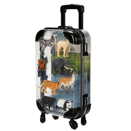 CEYLAN ADAM  5003 SUN-YFN-FİGÜR HAYVAN SET VALİZLİ 8PRÇ 2A 6D