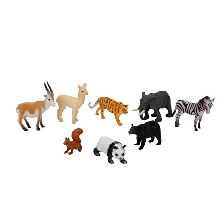 CEYLAN ADAM  5003 SUN-YFN-FİGÜR HAYVAN SET VALİZLİ 8PRÇ 2A 6D