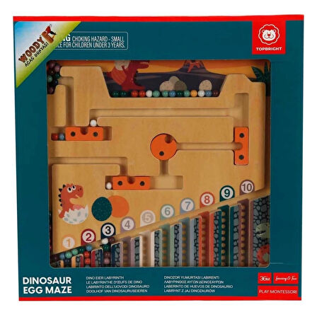 CEYLAN ADAM  Tahta Manyetik Dinazor Yumurtası Labirenti