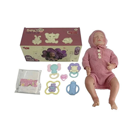 CEYLAN ADAM  KNG-902-2A KUT 43 CM AKS GERÇEKÇİ BEBEK