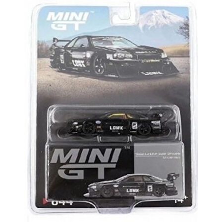 CEYLAN ADAM  Mini GT 1/64 Nissan LB-ER34 Super Silhouette SKYLINE Black - Blister Paket