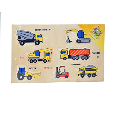 CEYLAN ADAM Nessiworld 109 Woodoy Yapboz İş Makineleri