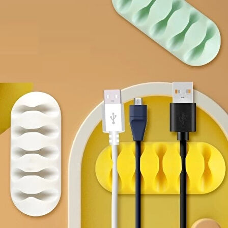 CEYLAN ADAM  Kablo Tutucu 5 Kanallı 3lü Siyah