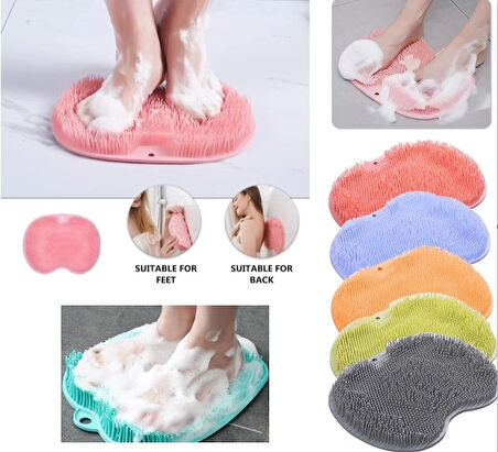 CEYLAN ADAM  Vantuzlu Banyo Sırt Fırçası ve Masaj Matı