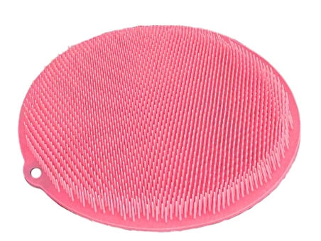 CEYLAN ADAM  Yuvarlak Vantuzlu Banyo Sırt Kese Matı 26 cm