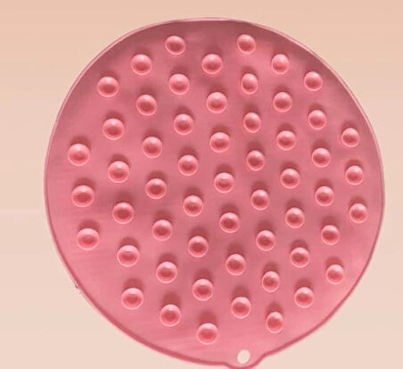 CEYLAN ADAM  Yuvarlak Vantuzlu Banyo Sırt Kese Matı 26 cm